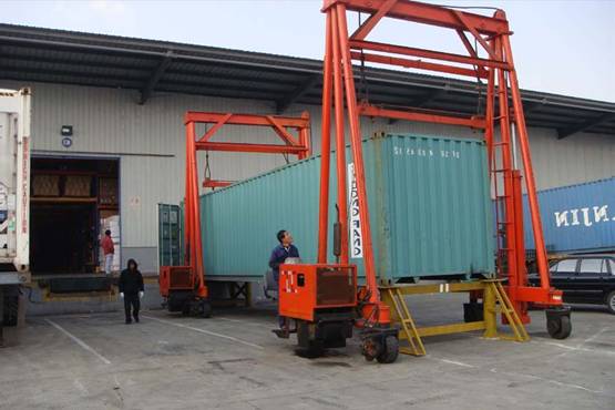 工厂集装箱吊机项目