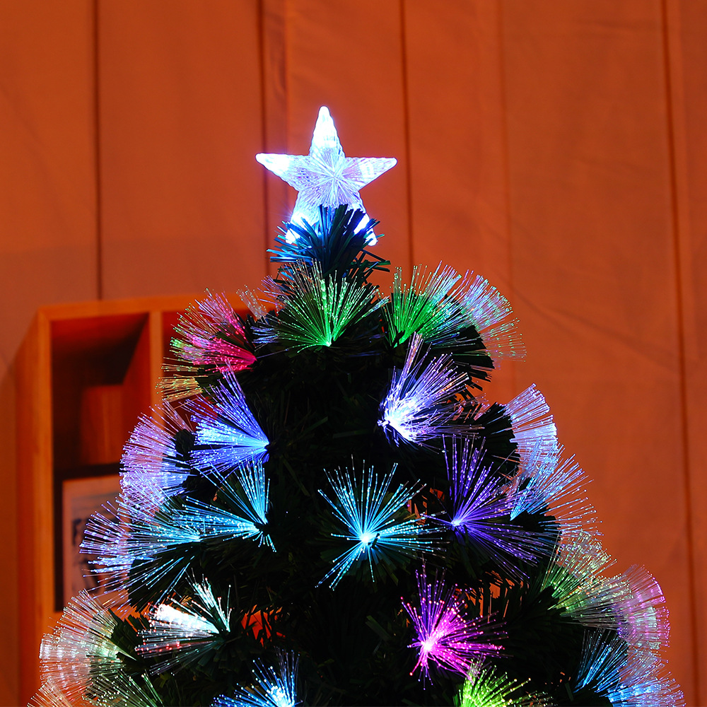 Outdoor Fiber Optic Christmas Tree