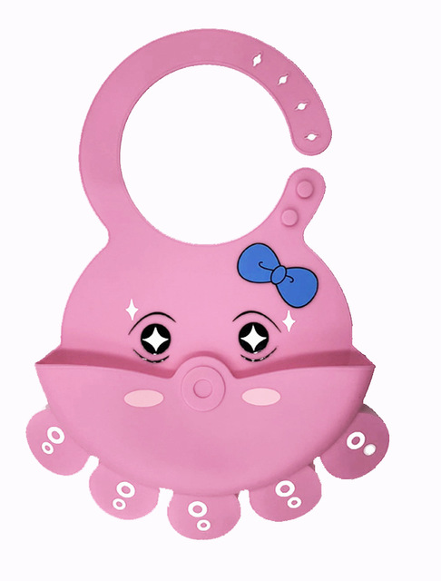Pink Octopus Bib