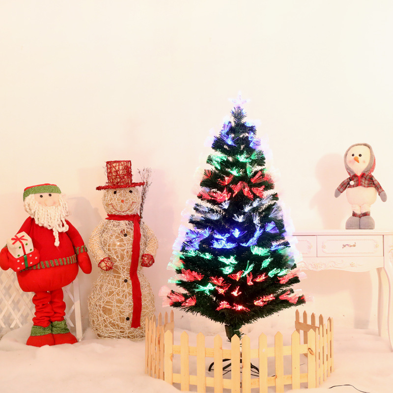 9ft Outdoor Fiber Optic Christmas Tree