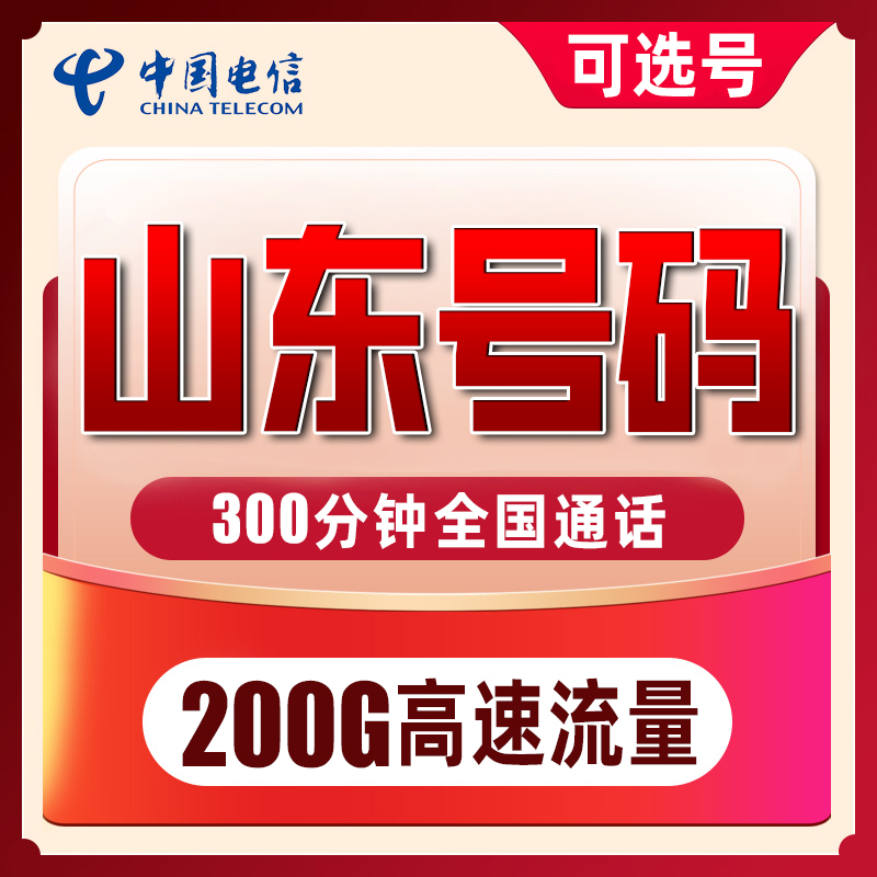 山东电信流量卡