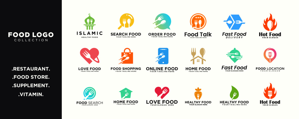 美食logo