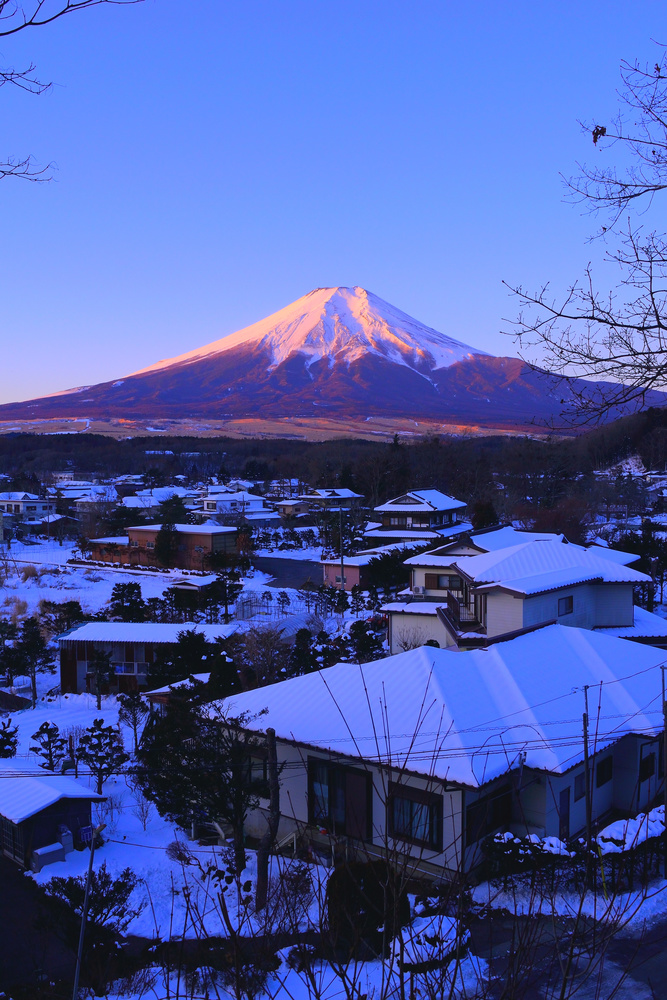 富士山の冬